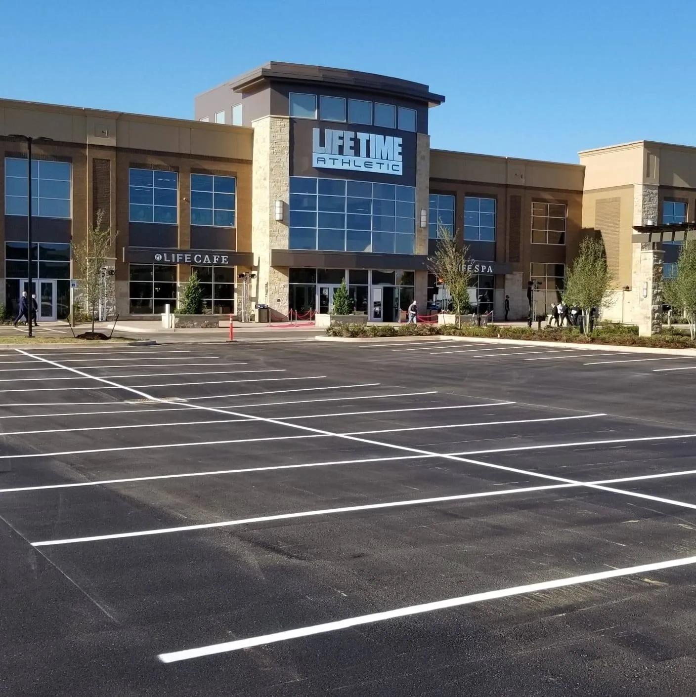 Lifetime Athletic parking lot